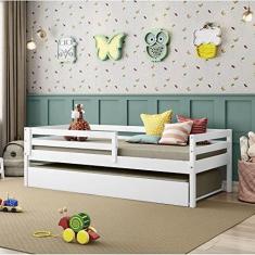 Imagem de Bicama Infantil Prime com Grade de Proteção IV Madeira Maciça - Casatema