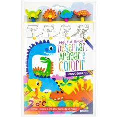 Imagem de Livro - Mãos à Arte! Desenhar, Apagar e Colorir: Dinossauros