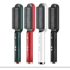 Imagem de Escova Alisadora Bivolt 5 em 1 hidrata, Anti- frizz, Alisa, Modela e Alinha