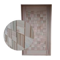 Imagem de Porta Pivotante Veneza Madeira Eucalipto 2,13x1,17