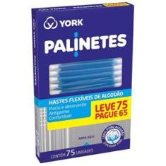 Imagem de Hastes Flexíveis York 75 Unidades