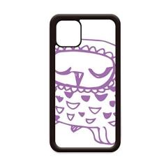 Imagem de Capa de desenho animado olhos fechados animal de estimação pássaro para iPhone 12 Pro Max para Apple Mini Mobile Case Shell