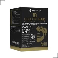 Imagem de Suplemento Alimentar De Vitaminas E Minerais Biocêutica Fisiofort Hair