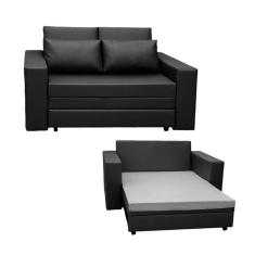 Imagem de Sofá Cama Castor Casal Salerno Corano Preto