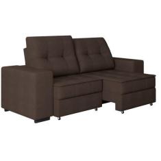 Imagem de Sofá Retrátil Reclinável 3 Lugares Suede Moviment Artesano Linoforte