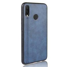 Imagem de Capa para celular Huawei Honor P Smart Plus Proteção robusta 360° Capa de couro liso para Huawei Honor P Smart Plus