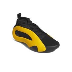 Imagem de adidas Harden Volume 8 Tênis de basquete masculino, Amarelo/Preto/Prata Metálico, 41