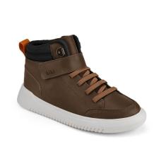 Imagem de Tênis Abotinado Infantil Bibi Casual Marrom New Way 1192053-Masculino