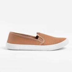 Imagem de Tênis Moleca Slip On Napa Feminino Bege-Feminino