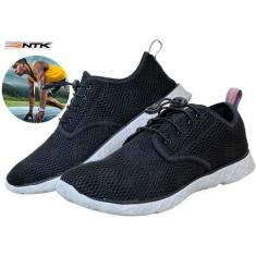 Imagem de Tênis Casual Aero Nautika 36 Preto Esporte Caminhada