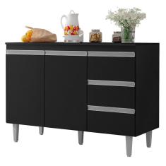 Imagem de Balcão Pia Andréia 120cm com Tampo MDP - AJL Móveis