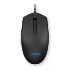Imagem de Mouse Gamer Rgb 2400 Dpi C/ 6 Botões Gaming Hyper Led - LEHMOX