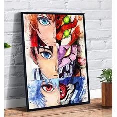 Imagem de Quadro decorativo Poster Evangelion Desenho Arte Anime Mangá