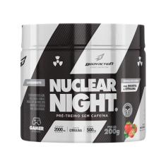 Imagem de Pré-Treino Sem Cafeína Nuclear Night 200g Bodyaction (Morango)