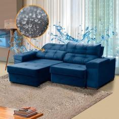 Imagem de Sofá Retrátil E Reclinável 3 Lugares Impermeabilizado Ravello 220 Cm V