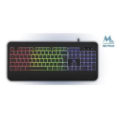Imagem de Teclado Mtek KB-7701LR USB Gaming Rainbow Esp Pret