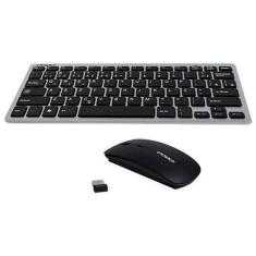 Imagem de Teclado e mouse Sate AK-731G Mini Wireless PT - Satellite