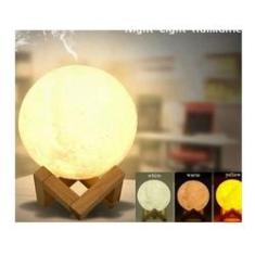 Imagem de Umidificador Purificador De Ar Lua Cheia Com Iluminação Led Fragrâncias