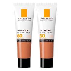 Imagem de La Roche-Posay Anthelios Ultra Cover Kit com 2 Unidades – Protetor Solar Facial Com Cor FPS60 5.0 –-Unissex