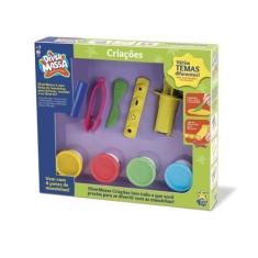 Imagem de Kit Massinha De Modelar - Criacoes Invencoes E Criatividade - Divertoy