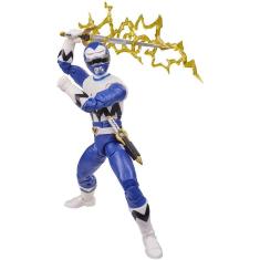 Imagem de Boneco de Ação Blue Ranger Galaxy 6` Premium com Acessórios - Coleção Lightning de Poderosos