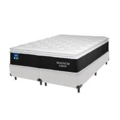 Imagem de Cama Box Queen E Colchão Magnum Plumatex Chronos 180G D26
