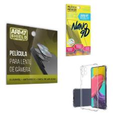 Imagem de Película de Camêra Samsung M53 Com Película de Cerâmica 9D e Capinha A