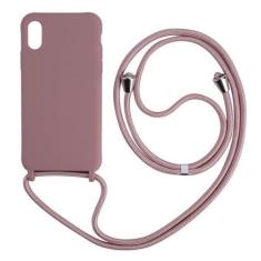 Imagem de Capa de telefone com cordão de colar para Samsung Galaxy S23 S22 S21 Plus S20 Ultra Note 20 S10 S9 A52 A72 A51 A71 Capa de corrente com alça, rosa, para S10E