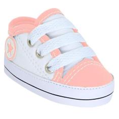 Imagem de Tênis Infantil Astarzinho Estrelinha Bebê Menina Em Tecido - Nenê Baby