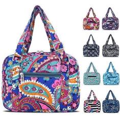 Imagem de Lost Deer Capa da Bíblia para mulheres com alças ajustáveis, bolsa de estudo grande para carregar a Bíblia com bolso com zíper, 25 x 18 x 7 cm