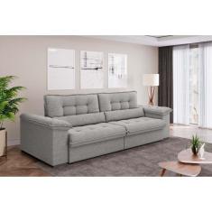 Imagem de Sofá Retrátil Reclinável Majestoso 250m Grafite