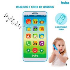 Imagem de Celular Phone Brinquedo Bebê Menino Menina Educativo Com Sons - Buba -