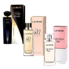 Imagem de Kit De 3 Perfumes La Rive Feminino Miss Dream + Queen Of + In Woman