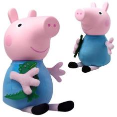 Imagem de Boneca Infantil Pelúcia E Vinil Peppa Pig Original Boneco George Pig C