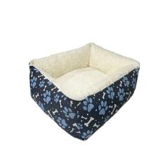 Imagem de Cama para Cães e Gatos CamaPet Ossinho Ovelha Azul Tamanho P