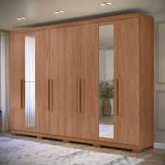 Imagem de Guarda Roupa Casal Grande Master New 8 Portas 4 Gavetas C/ Espelho E P