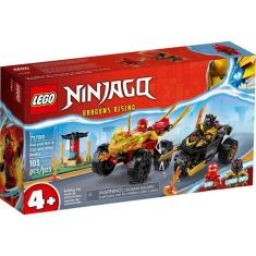 Imagem de Lego Ninjago Batalha Carro e Moto de Kai e Ras 103 Pçs 71789