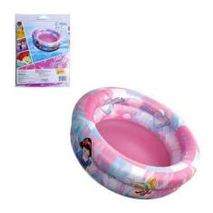 Imagem de Piscina Inflável 2 Anéis 65 Cm - 37 Litros Princesas Disney - Etitoys