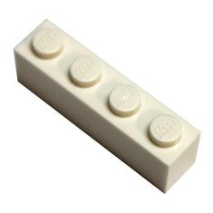 Imagem de Peças e peças LEGO: Branco 1x4 Brick x20