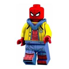 Imagem de Boneco Blocos De Montar Homem Aranha Peter Parker School