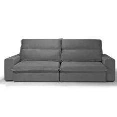 Imagem de Sofá 4 Lugares Retrátil e Reclinável México Veludo 276cm Redenobre