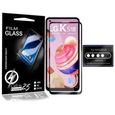 Imagem de Película Vidro 3D + Película De Câmera Lg K51s Lmk510bmw 6.5 - Cell In