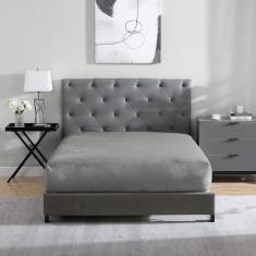 Imagem de Cathay Home Lençol com elástico de flanela solteiro - pelúcia ultramacia e grossa, sem bolinhas - aquecimento aconchegante para todas as estações - lençol com elástico de 30,5 cm com bolso profundo