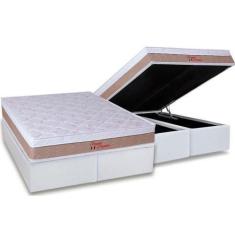 Imagem de Cama Box Baú Queen: Colchão Ortopédico Orthoflex Foggia Premier + Base