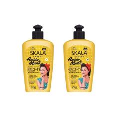 Imagem de Creme Para Pentear Skala Amido Milho 250G - Kit Com 2Un