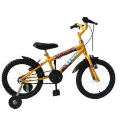 Imagem de Bicicleta Infantil Aro 16 Menino Roda Lateral Reforçada Lubrificada e Revisada Freio V Brake-Masculino