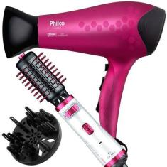 Imagem de Secador De Cabelo Philco Profissional 2200w Ions Ar Quente Frio Stilo 