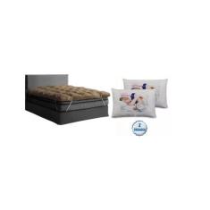 Imagem de Kit Pillow Top Queen Size Com 2 Travesseiros Siliconados Várias Cores
