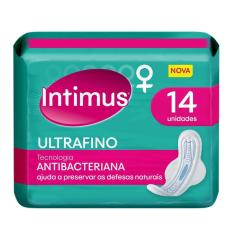 Imagem de Absorvente Intimus Ultrafino Tecnologia Antibacteriana Com Abas com 14 unidades 14 Unidades