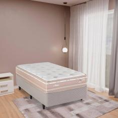 Imagem de Colchão Solteiro Molas Maxspring Nesser 88x188x28cm Herval Branco / Bege